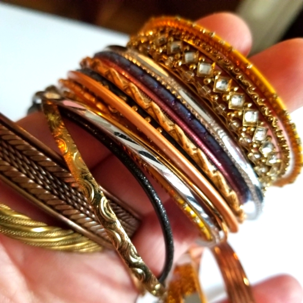 Bracelet lot vintage to now bracelets bangle cuff rescue box jewelry